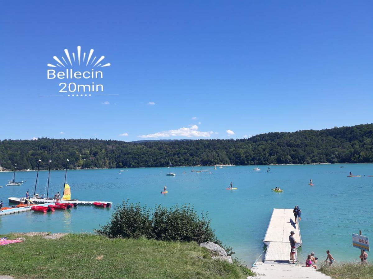 Entre Lacs Et Montagnes , Maison Individuelle,Lits Prepares, Parking Et Menage Inclus Baresia-sur-l'Ain 외부 사진